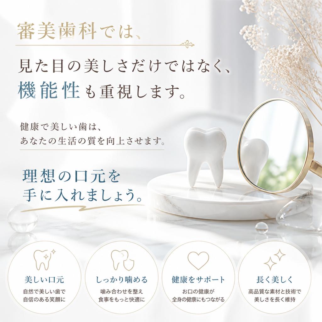 審美歯科の重要性